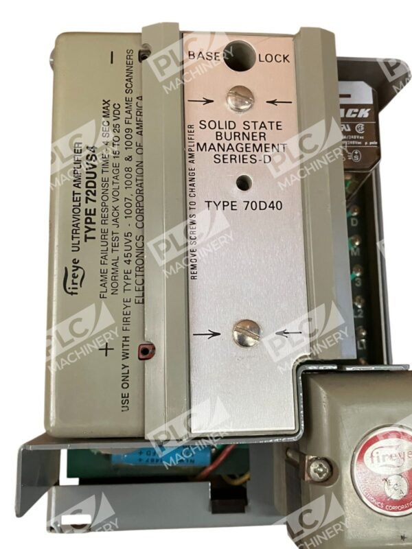 Fireye SS Burner Management Series-D 70D40 Ultraviolet Amplifier 72DUVS4 - Image 3