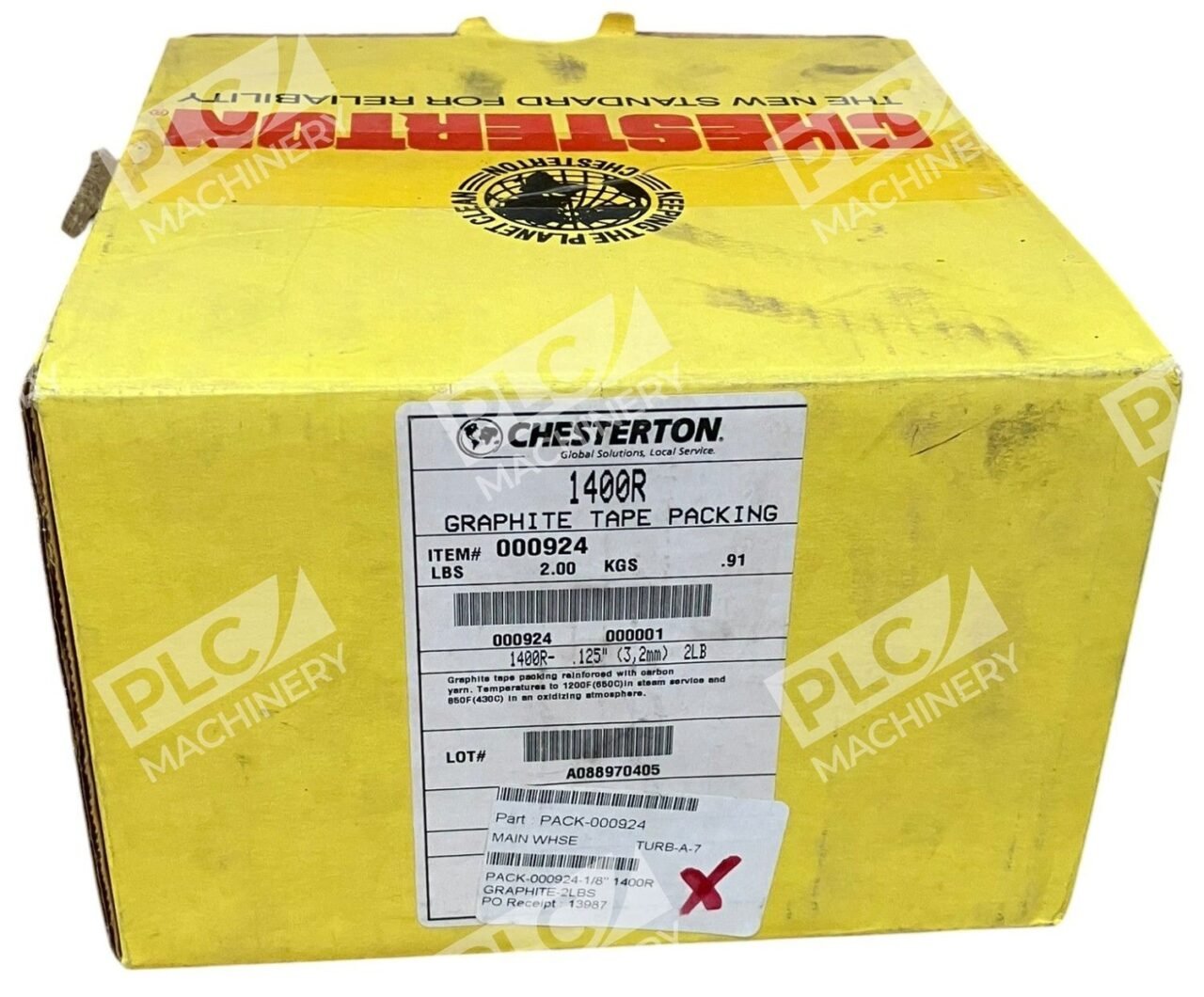 Chesterton 000924 2lb 0.125" Graphite Tape Packing 1400R