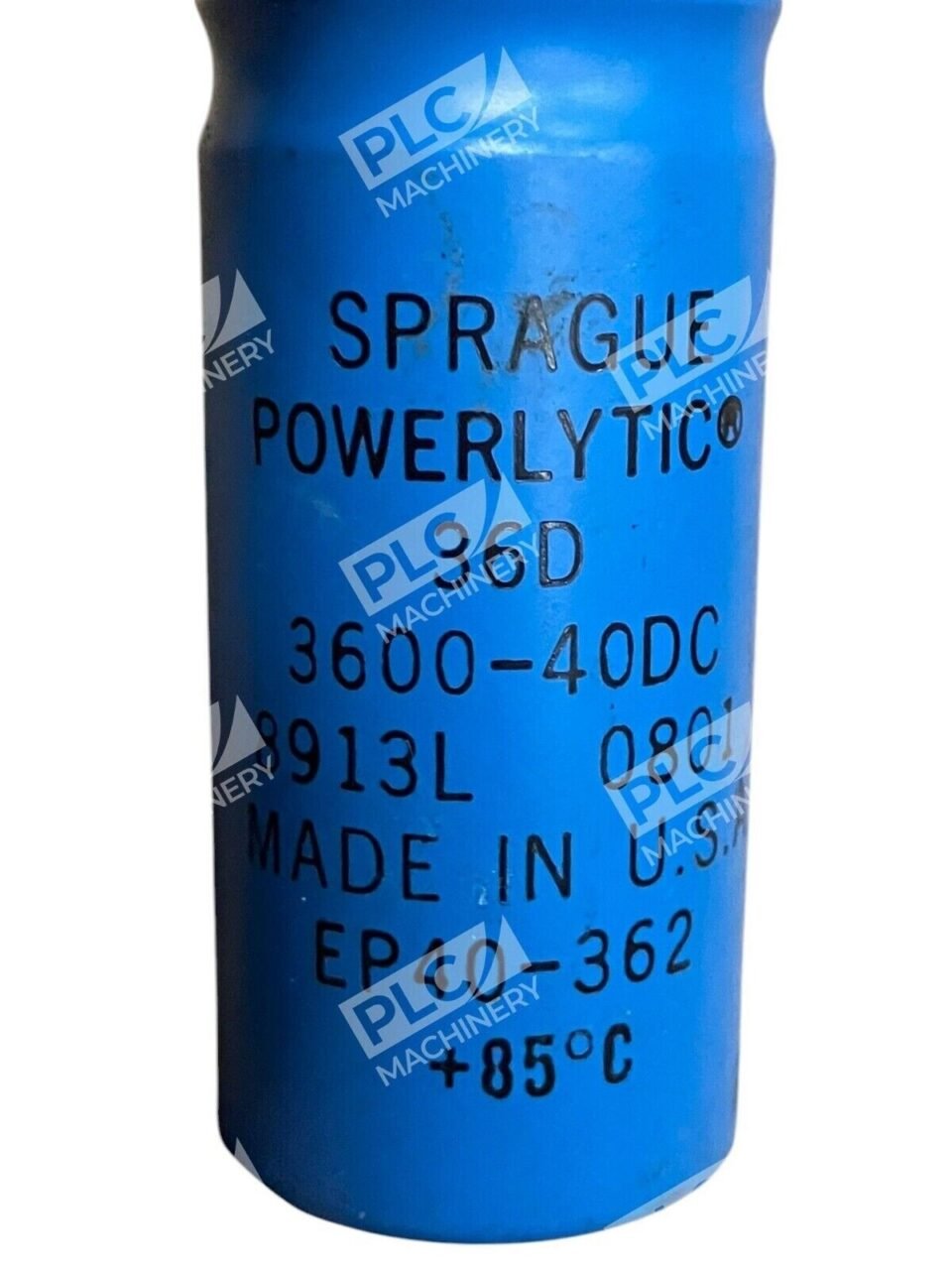 Sprague Powerlytic 8913L 0801 EP40-362 36D Capacitor 3600-40DC - Image 2