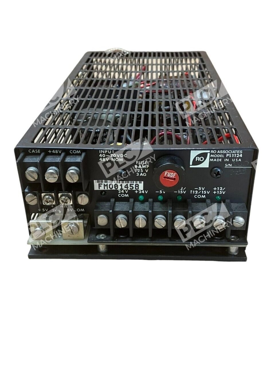 RO Associates PS1124 Power Supply FM001458 - Image 2