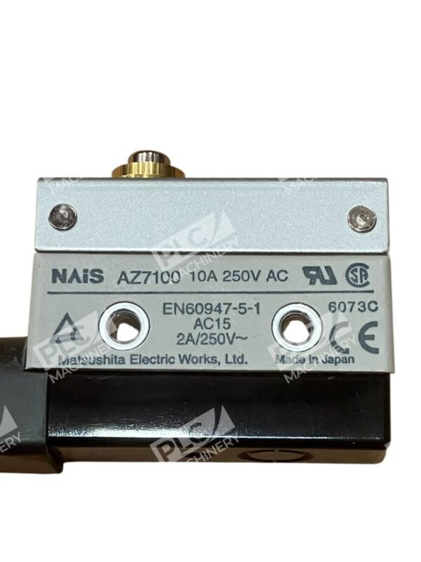 Matsushita Electric Works 10A 250VAC NAiS 6073C Plunger Limit Switch AZ7100 - Image 2