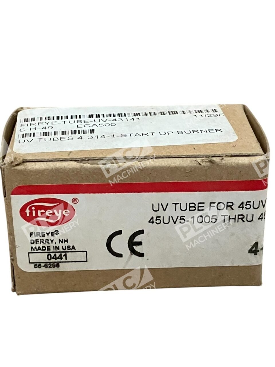 Fireye UV Tube For 45UV2, 45UV3, 45UV5-1005 Thru 45UV5-1009 4-314-1