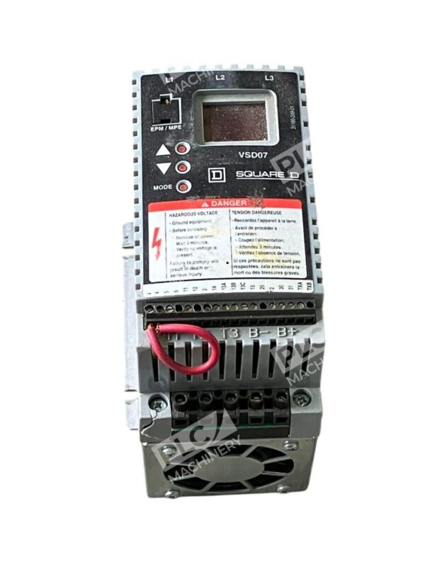 Square D 3HP/2.2kW VSD07 Adjustable Speed Drive Controller VSD07U41N40