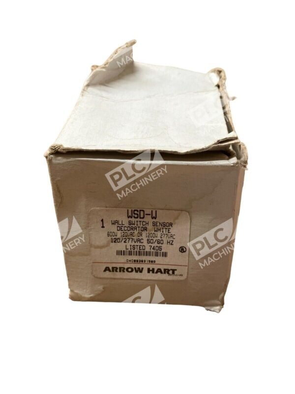 Cooper Arrow Hart WSD-W Wall Sensor Switch Decorator White
