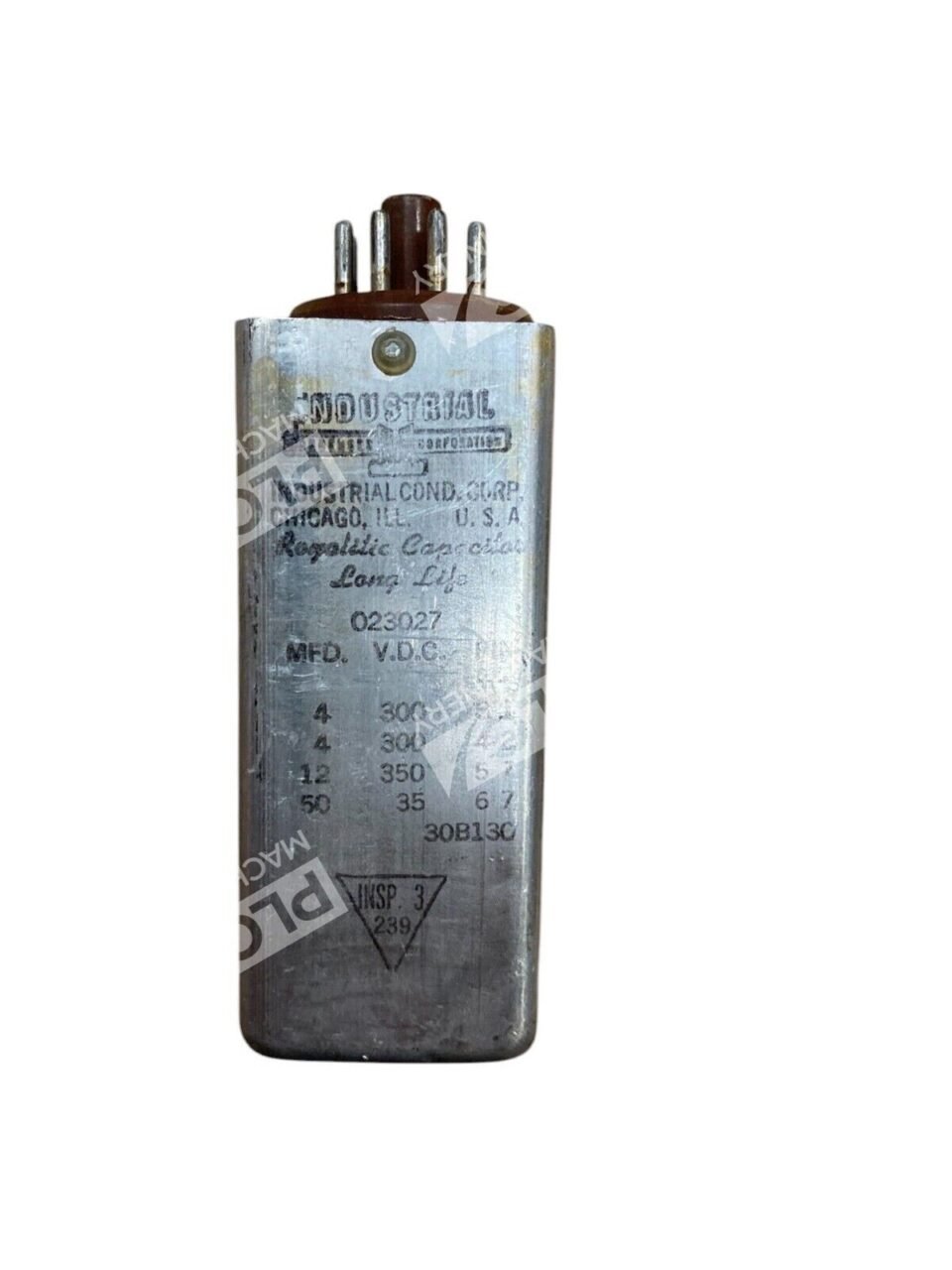 Industrial Condenser Corp 30B130 Long Life Royalitic Capacitor 023027