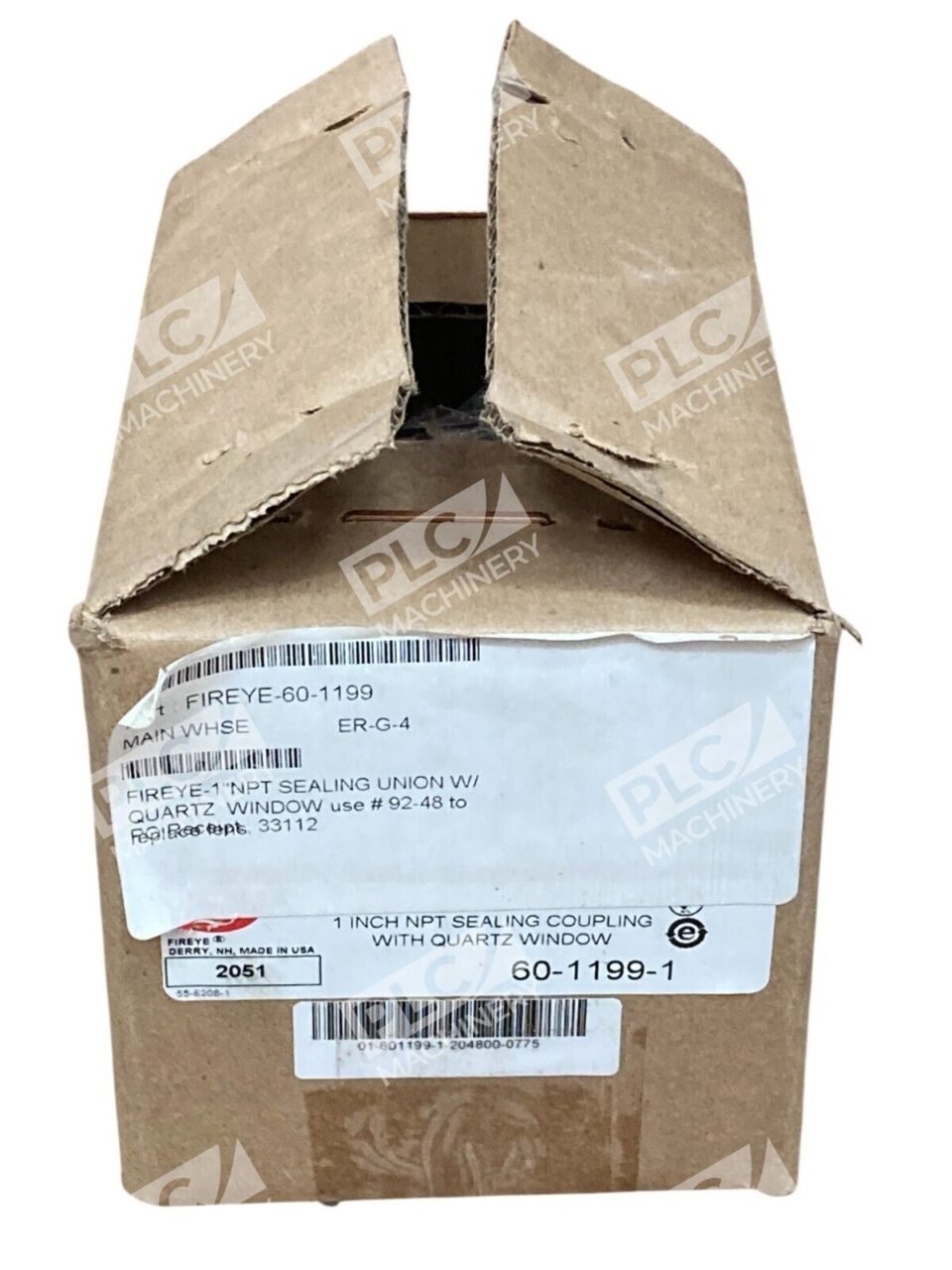 Fireye 2051 1" NPT Sealing Union W/ Quartz Window 60-1199-1