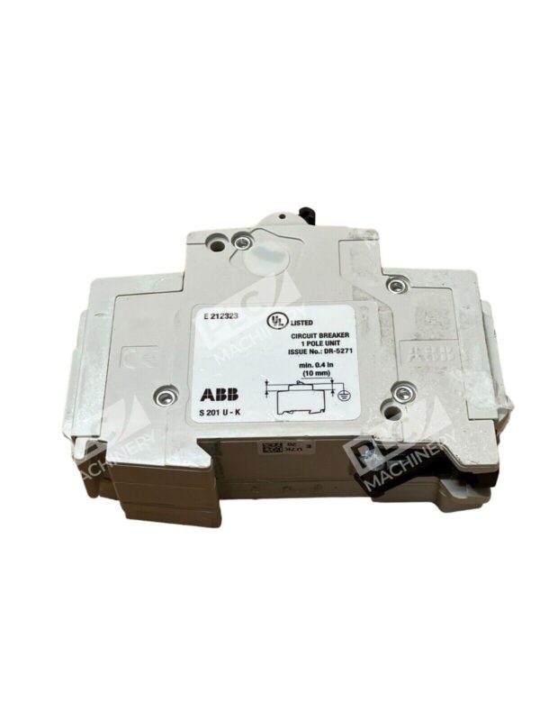 ABB S201UK20A 1 Pole Circuit Breaker w/ H6RU - Image 2