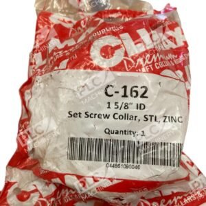 Climax 1-5/8" ID Set Screw Collar STL ZINC C-162