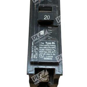 Siemens 1 Pole Type BL 20A Circuit Breaker B120