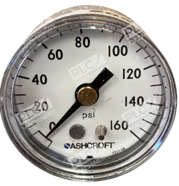 Ashcroft 0-160PSI 15W1005-H-01B-160# Pressure Gauge 7221-06 - Image 2