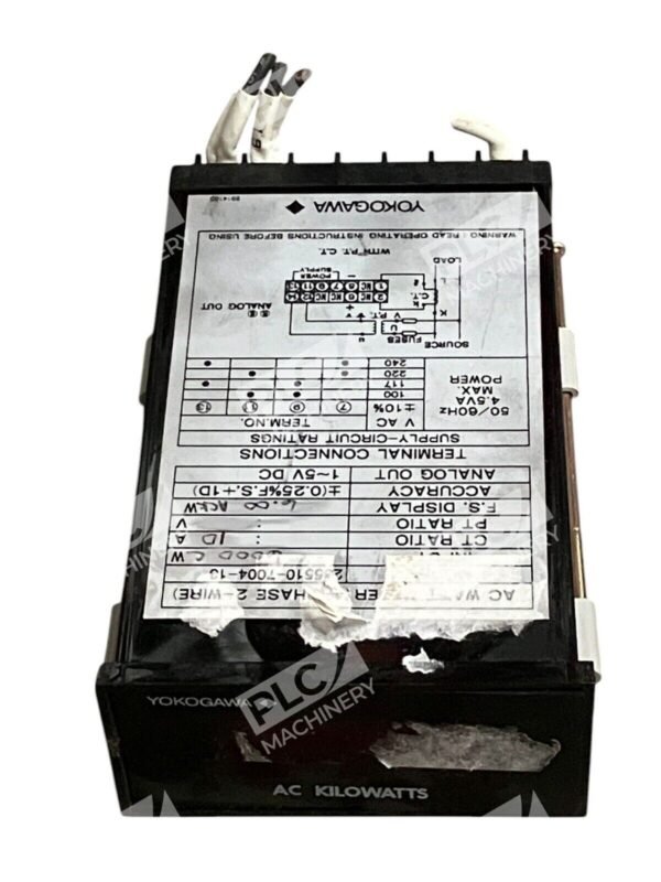 Yokogawa 64LH0578 600VAC 10AAC 6kW Direct Display 235510-7004-13