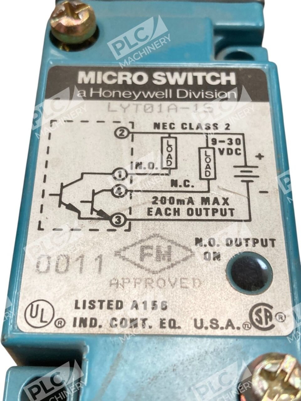 Honeywell Micro Switch A156 Proximity Sensor LYT01A-1S - Image 2