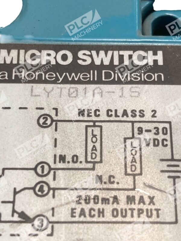 Honeywell Micro Switch A156 Proximity Sensor LYT01A-1S - Image 3