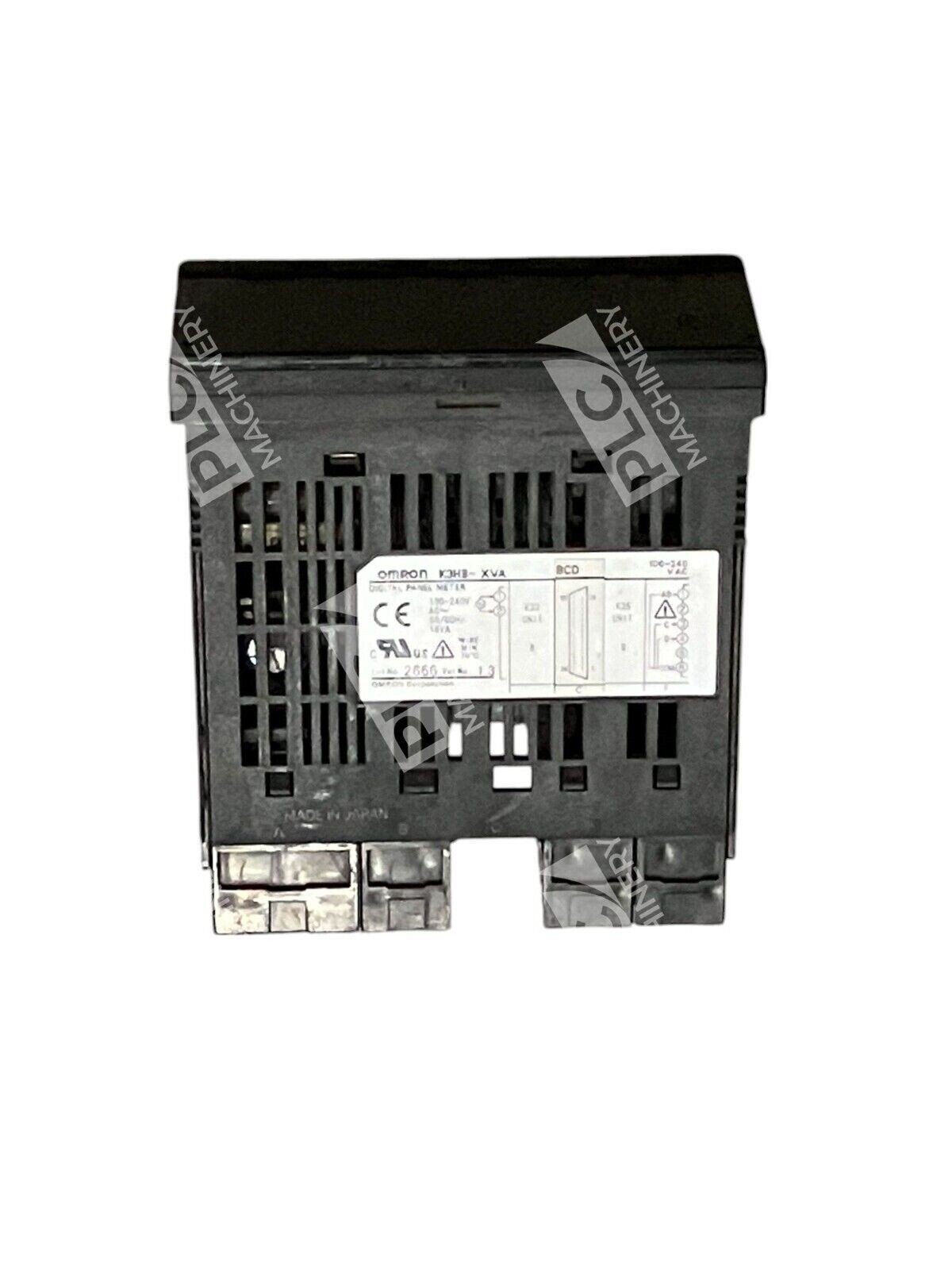 Omron 100-240VAC AC Volt Input BCD Digital Panel Meter K3HB-XVA 100-240VAC