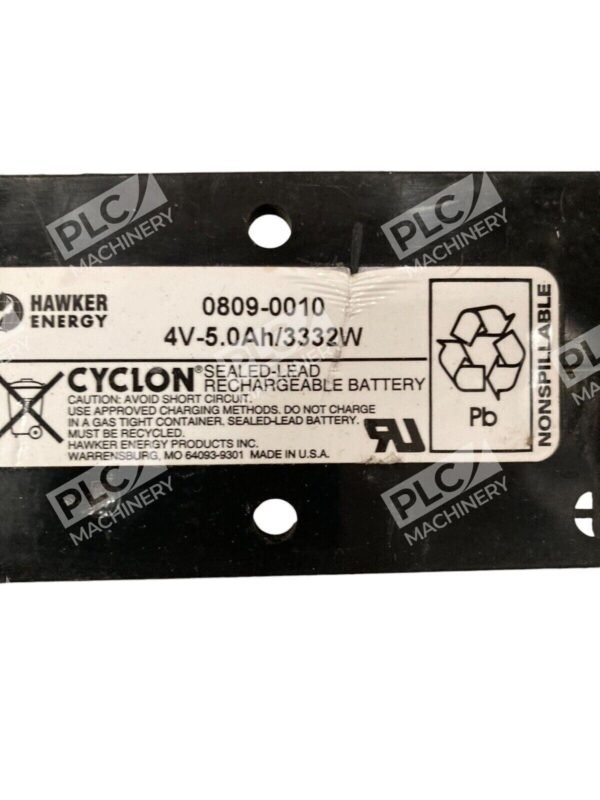 Hawker Energy 4V-5.0Ah/3332W Sealed Lead Rechargeable Battery 0809-0010 - Image 2