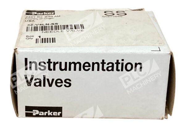 Parker Needle Valve 4Z-V4LN-SS