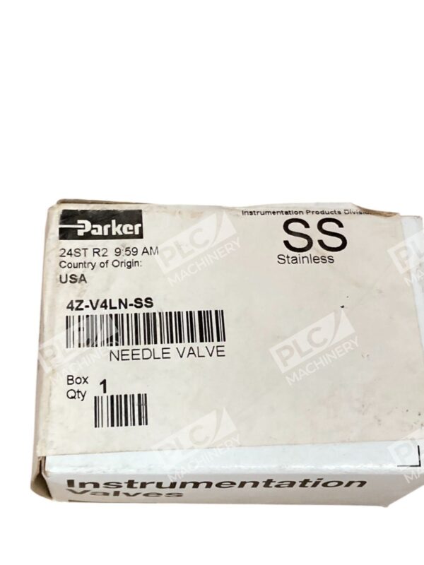 Parker Needle Valve 4Z-V4LN-SS - Image 3