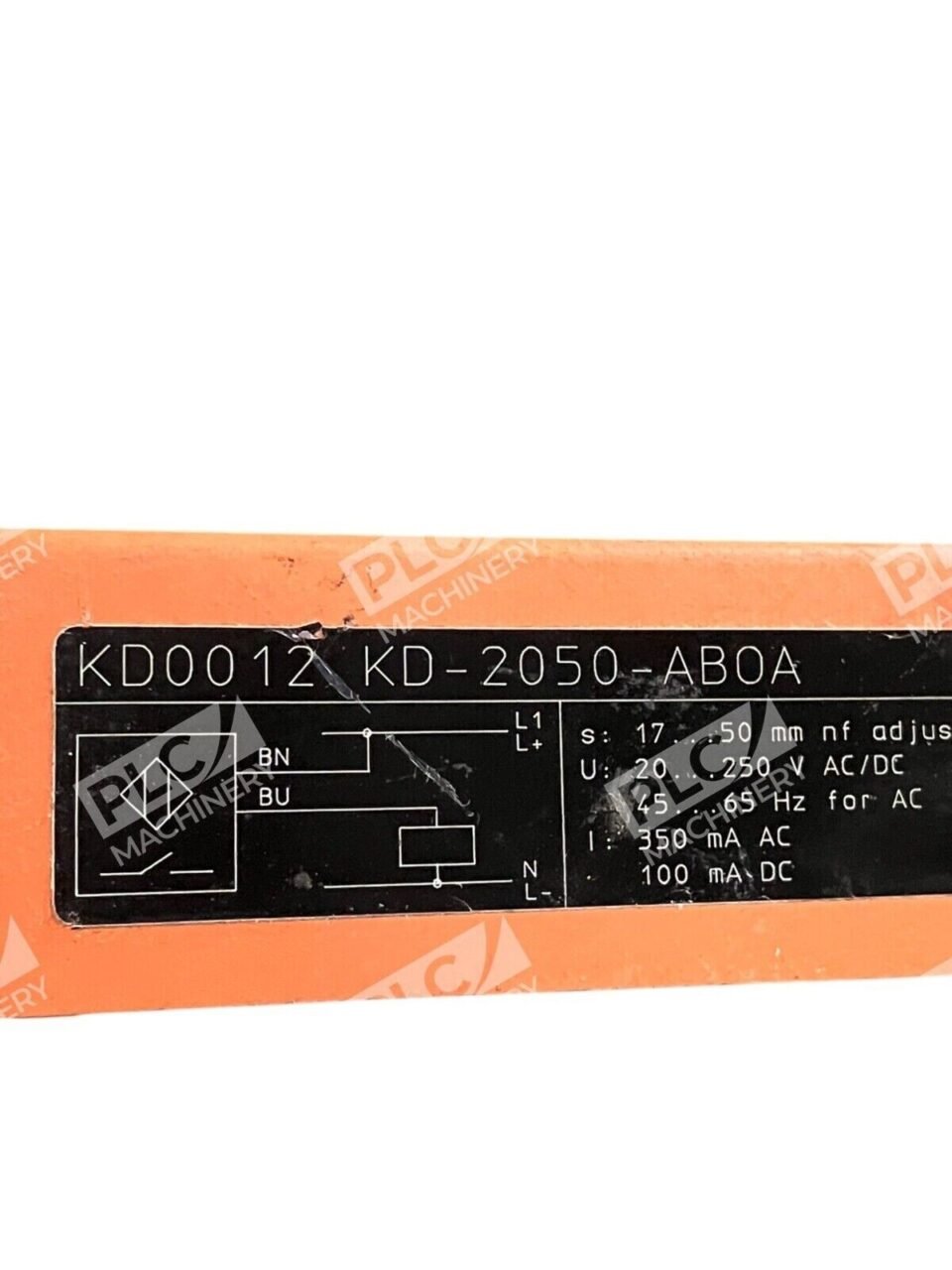 IFM Efector Capacitave Proximity Switch KD-2050-ABOA-KD0012 - Image 2