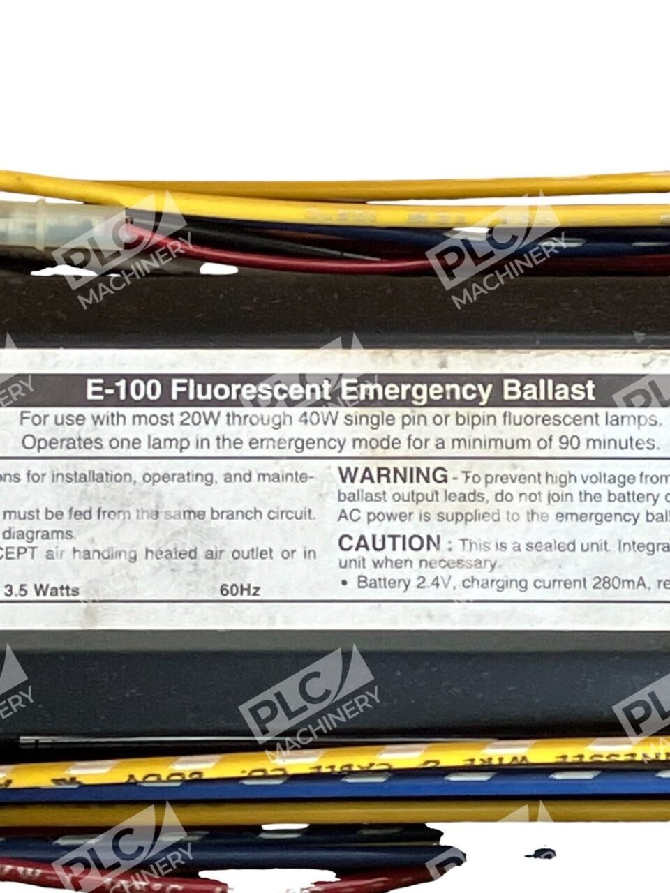Hubbell Flourescent Emergency Ballast E-100 - Image 3