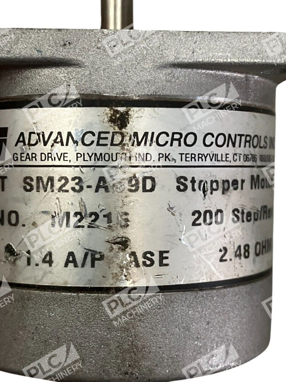 AMCI 3.5VDC 1.4A/Phase 200Step/Rev 2.48Ohm Stepper Motor SM23-A69D - Image 3