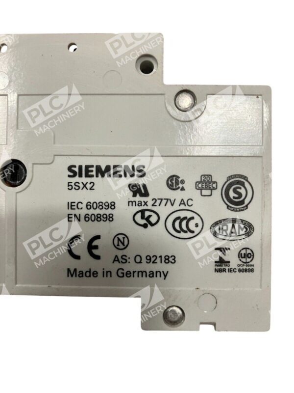 Siemens 10A 1 Pole Circuit Breaker 5SX21 C10 - Image 2