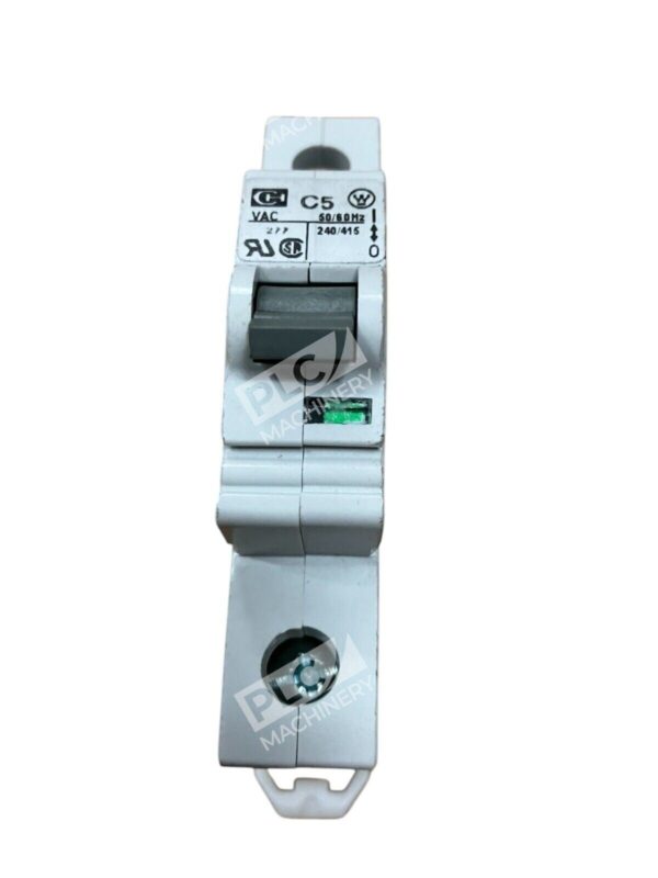 Cutler Hammer 5A 1 Pole Circuit Breaker SPCL1C05