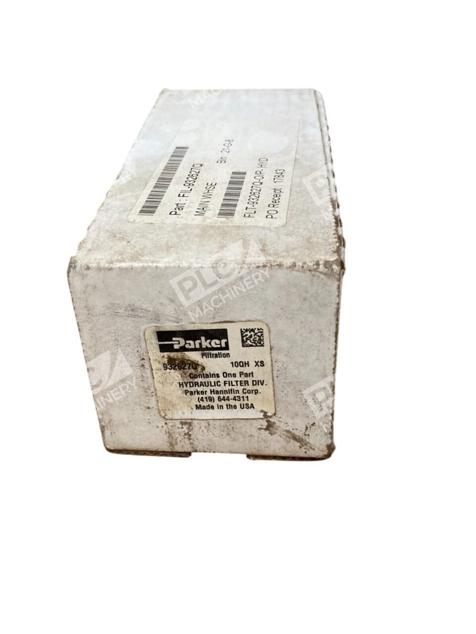 Parker Hannifin Hydraulic Filter 10QH XS Filtration 932627Q