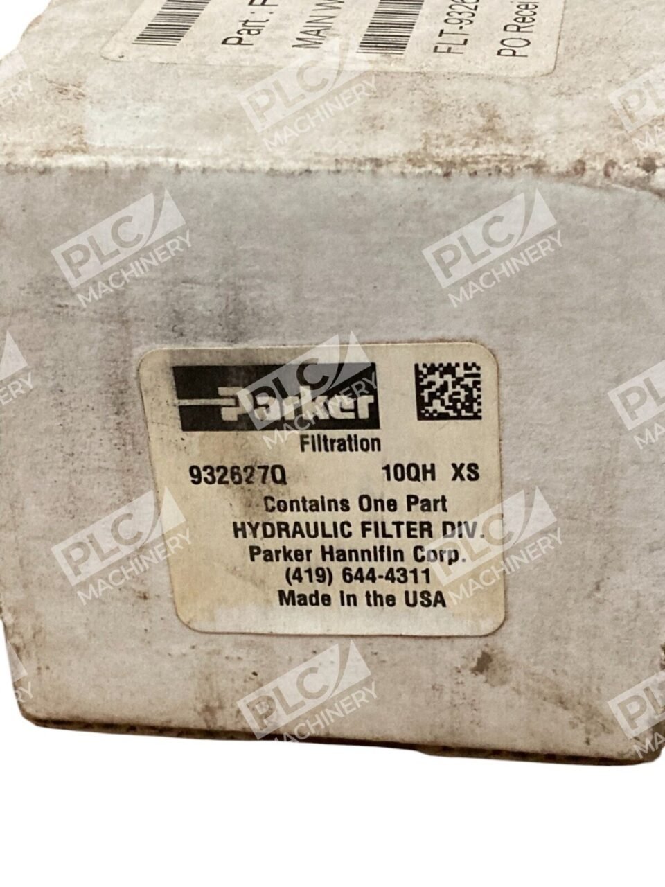 Parker Hannifin Hydraulic Filter 10QH XS Filtration 932627Q - Image 2