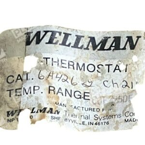 Wellman Ch21 60F-250F Thermostat 6A426G