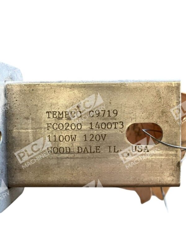 Tempco C9719 1100W 120V Finned Strip Heater FC0200 1400T3 - Image 2