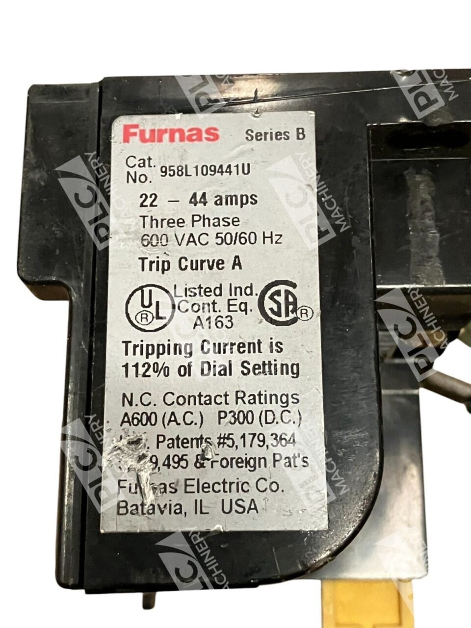 Furnas 22-44A Trip Curve A Solid State Overload Relay 958L109441U /B - Image 4