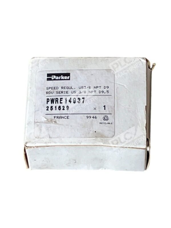 Parker Speed Regulator US 3/8 NPT D9 PWRE14937
