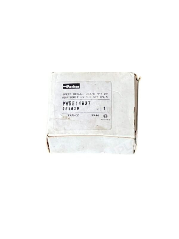 Parker Speed Regulator US 3/8 NPT D9 PWRE14937 - Image 2