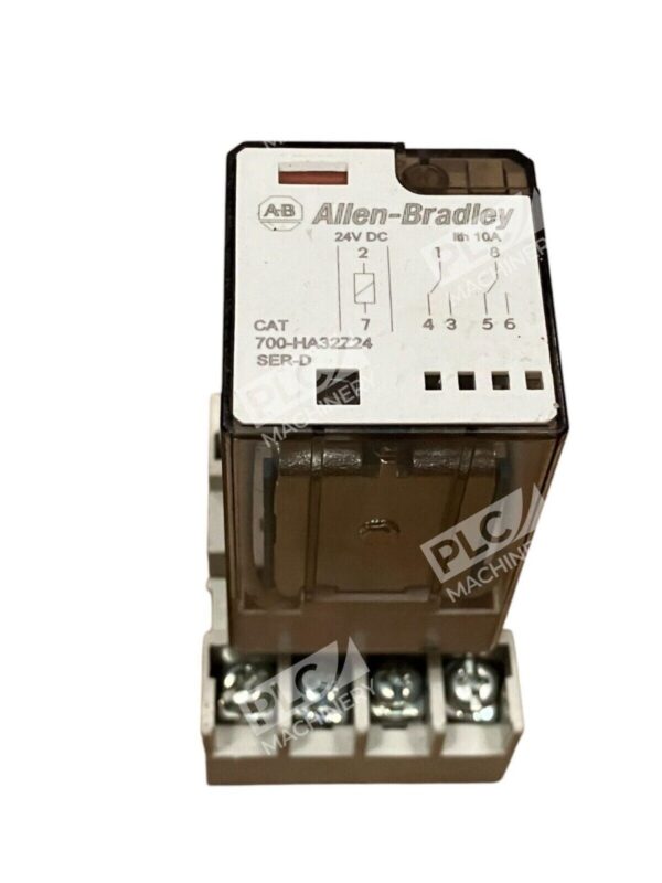 Allen Bradley 24VDC 10A Relay 700-HA32Z24 /D With Square D Base 8501NR51 /B