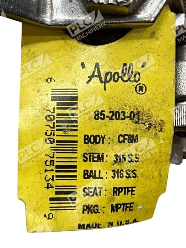 Apollo 1000 WOG 1/2" Ball Valve 85-203-01 - Image 2