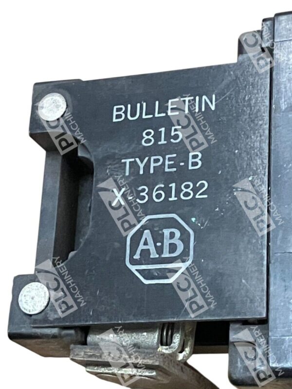 Allen Bradley 9A Bulletin 815 Type B Size 0/1 Left Hand Overload Relay X-36182 - Image 2