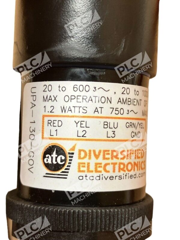 ATC Diversified Electronics UPA-130-GOV Voltage Monitor New No Box - Image 2