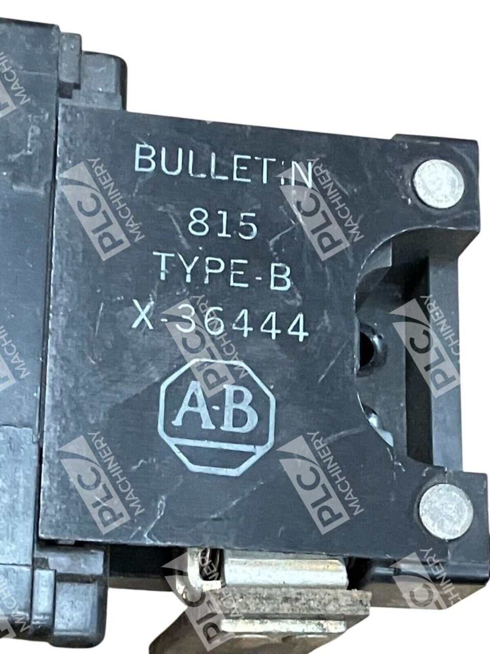 Allen Bradley 4A Bulletin 815 Type B Overload Relay X-36444 - Image 2