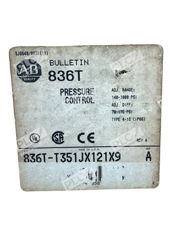 Allen Bradley 836T-T351JX121X9 /A - Image 2