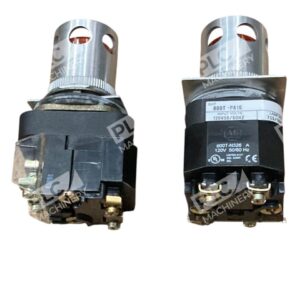 Lot of 2 Allen Bradley 800T-PA16 Pilot Light, 120V AC, 30.5mm, NEMA 4/12/13