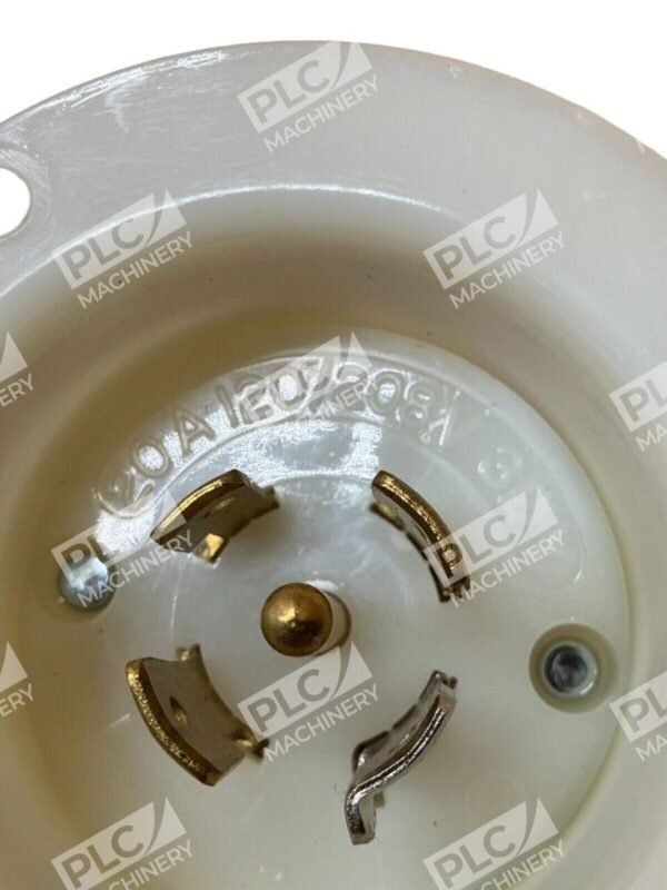 Hubbell HBL2515 Insulgrip Twist-Lock Replacement Flanged Inlet - Image 5