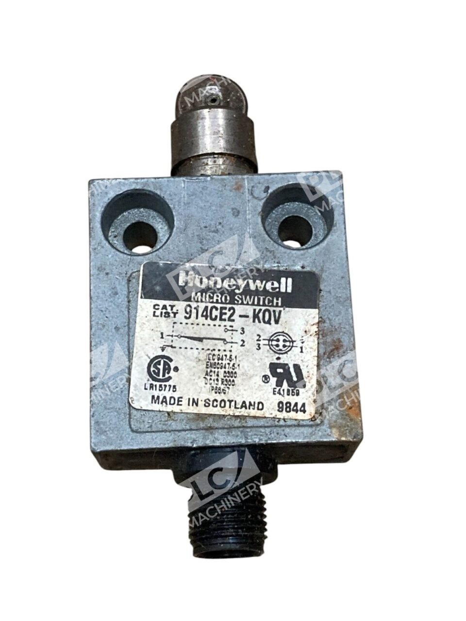 Honeywell MICRO 914CE2-KQV Compact Limit Switch Roller Plunger IP68 Rugged