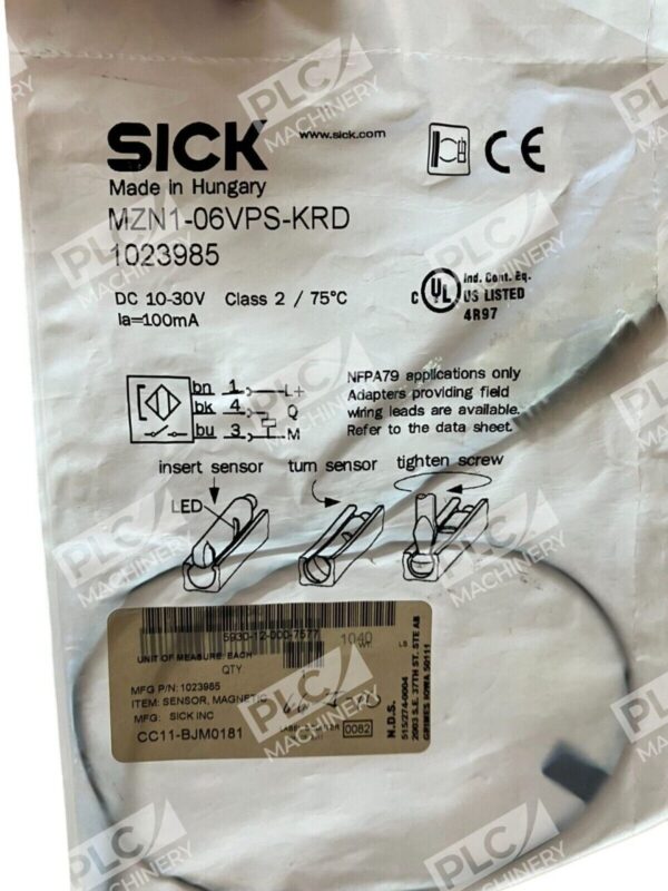 Sick MZN1-06VPS-KRD Magnetic Sensor 1023985 - Image 2