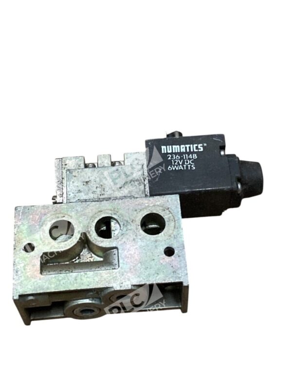 Numatics 031SA400E Single Solenoid Pneumatic Valve 12 VDC 6W 150 PSI Manual Over - Image 5