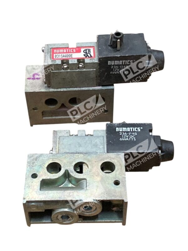 Numatics 031SA400E Single Solenoid Pneumatic Valve 12 VDC 6W 150 PSI Manual Over - Image 7