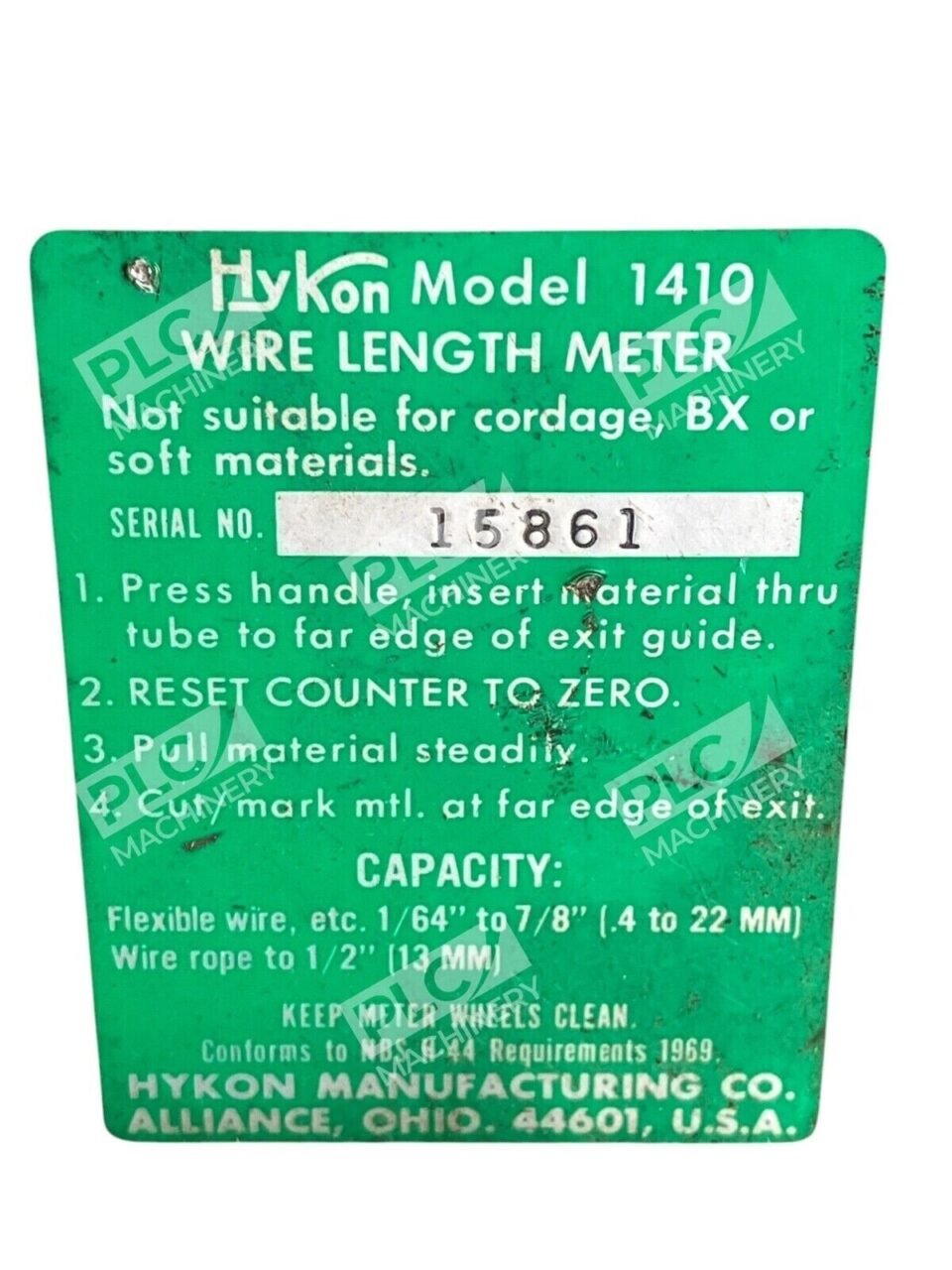 Hykon Wire Length Meter Model 1410 - Image 2