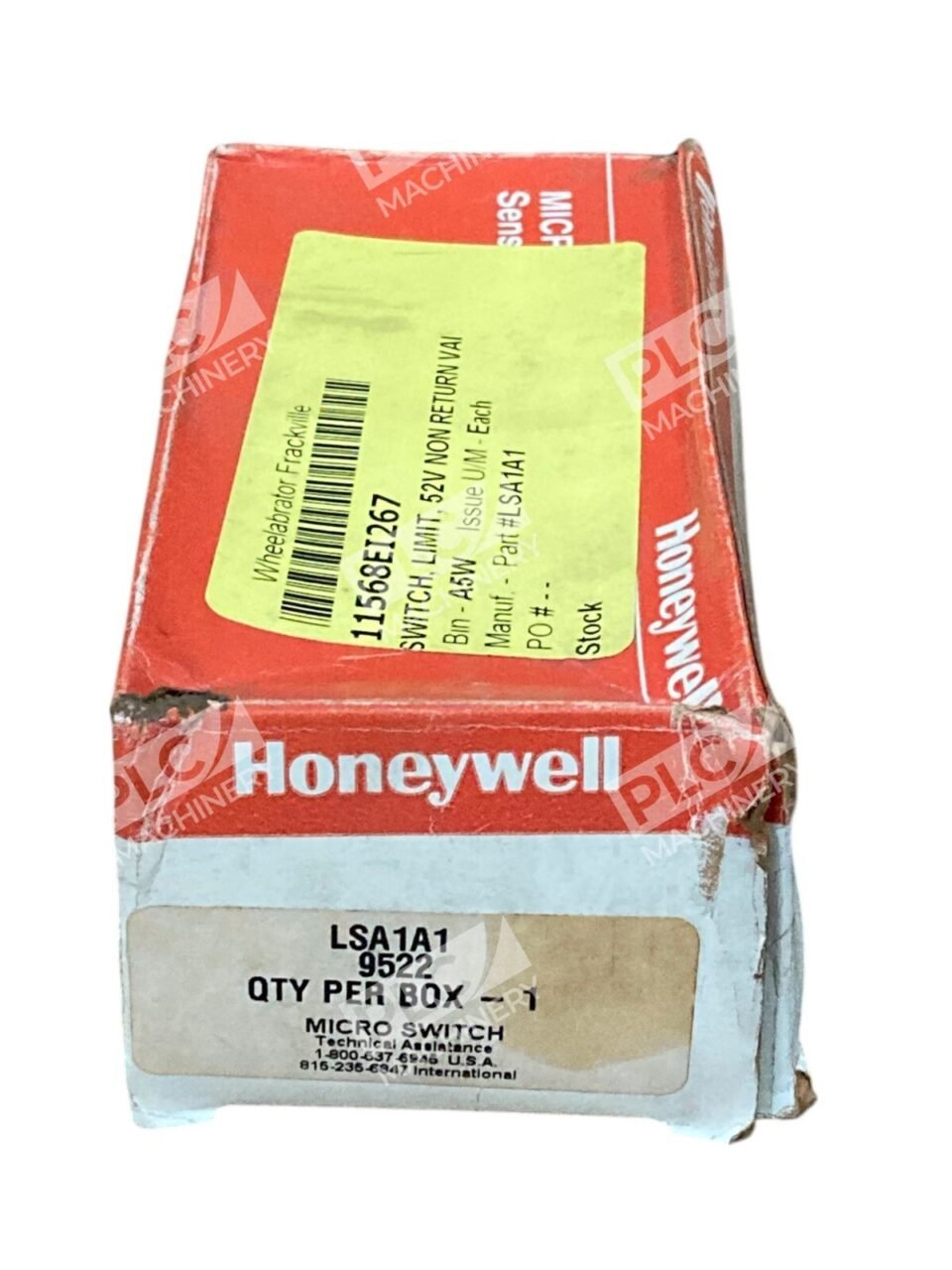 Honeywell 11568E1267 Micro Switch 10A 600VAC Heavy Duty Limit Switch LSA1A1