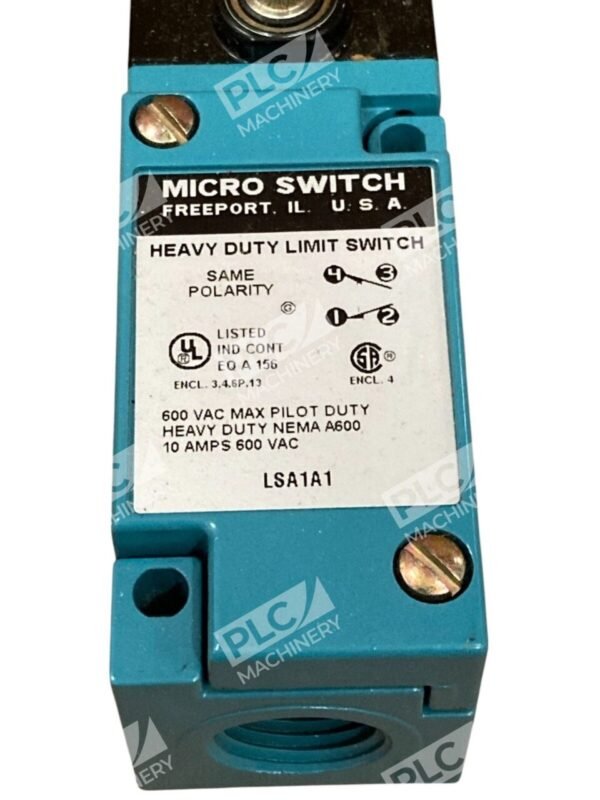 Honeywell 11568E1267 Micro Switch 10A 600VAC Heavy Duty Limit Switch LSA1A1 - Image 5