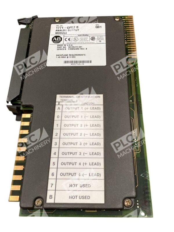 Allen Bradley 1771-OFE2 B Analog Output Module