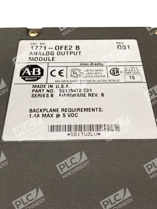 Allen Bradley 1771-OFE2 B Analog Output Module - Image 4
